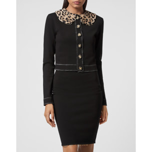 PHILIPP PLEIN Cárdigan LEOPARD