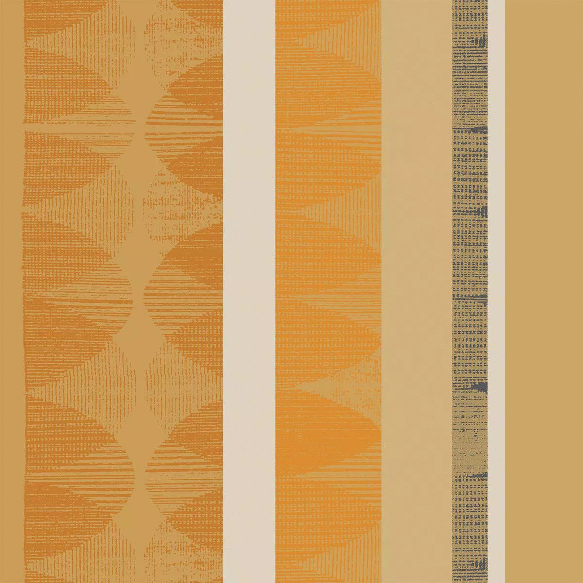 Serviette pur coton motif jacquard beige marron Mille edo cuir