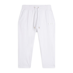 Pantaloni sportivi lunghezza capri in jersey