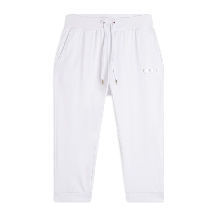 Pantaloni sportivi lunghezza capri in jersey