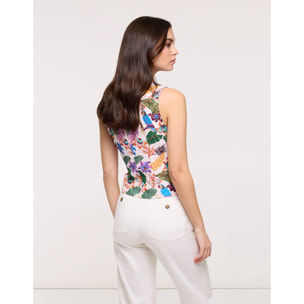 Top Chaleco con Lazo - Calura
