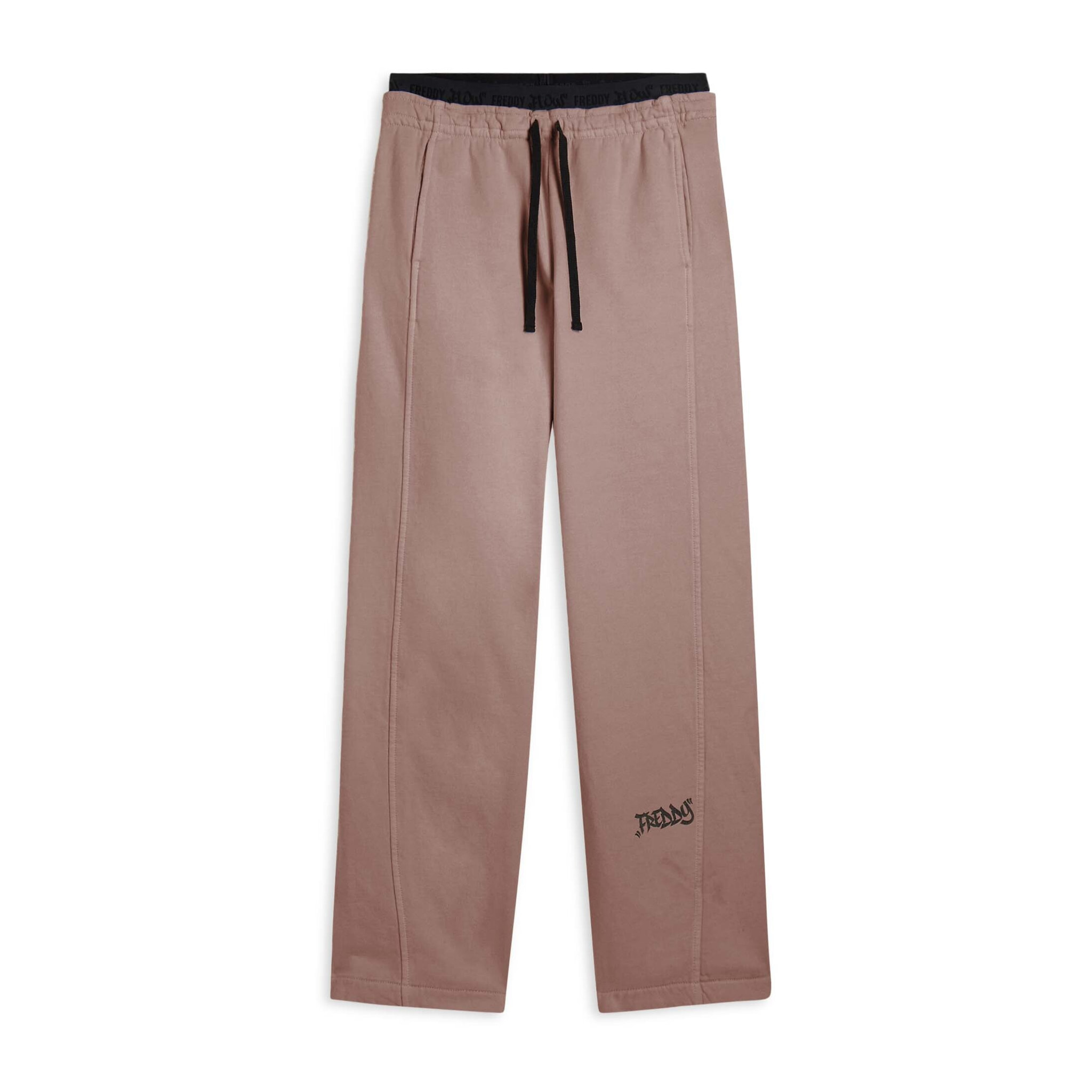 Pantaloni balloon in felpa con logo street art