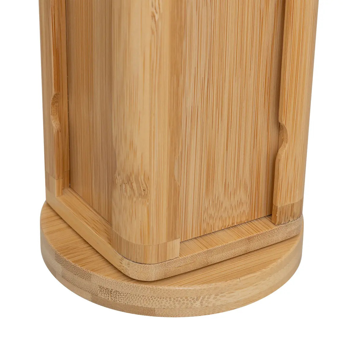 Porte-capsules rotatif en bambou