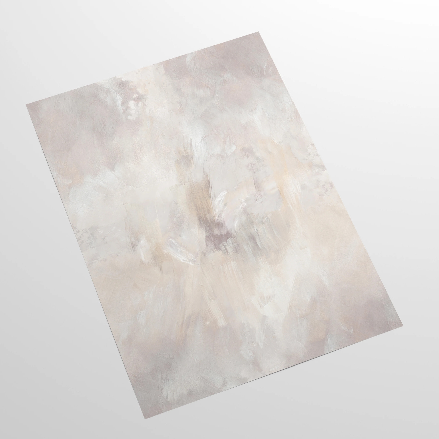 Carta da Parati Stucco Veneziano Beige e Tortora