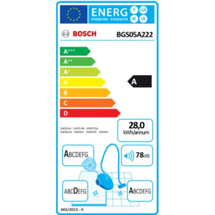 Aspirateur sans sac BOSCH BGS05A222