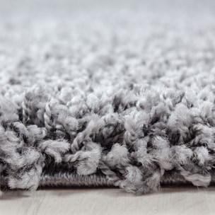 OTTAWA - Tapis shaggy uni Gris clair