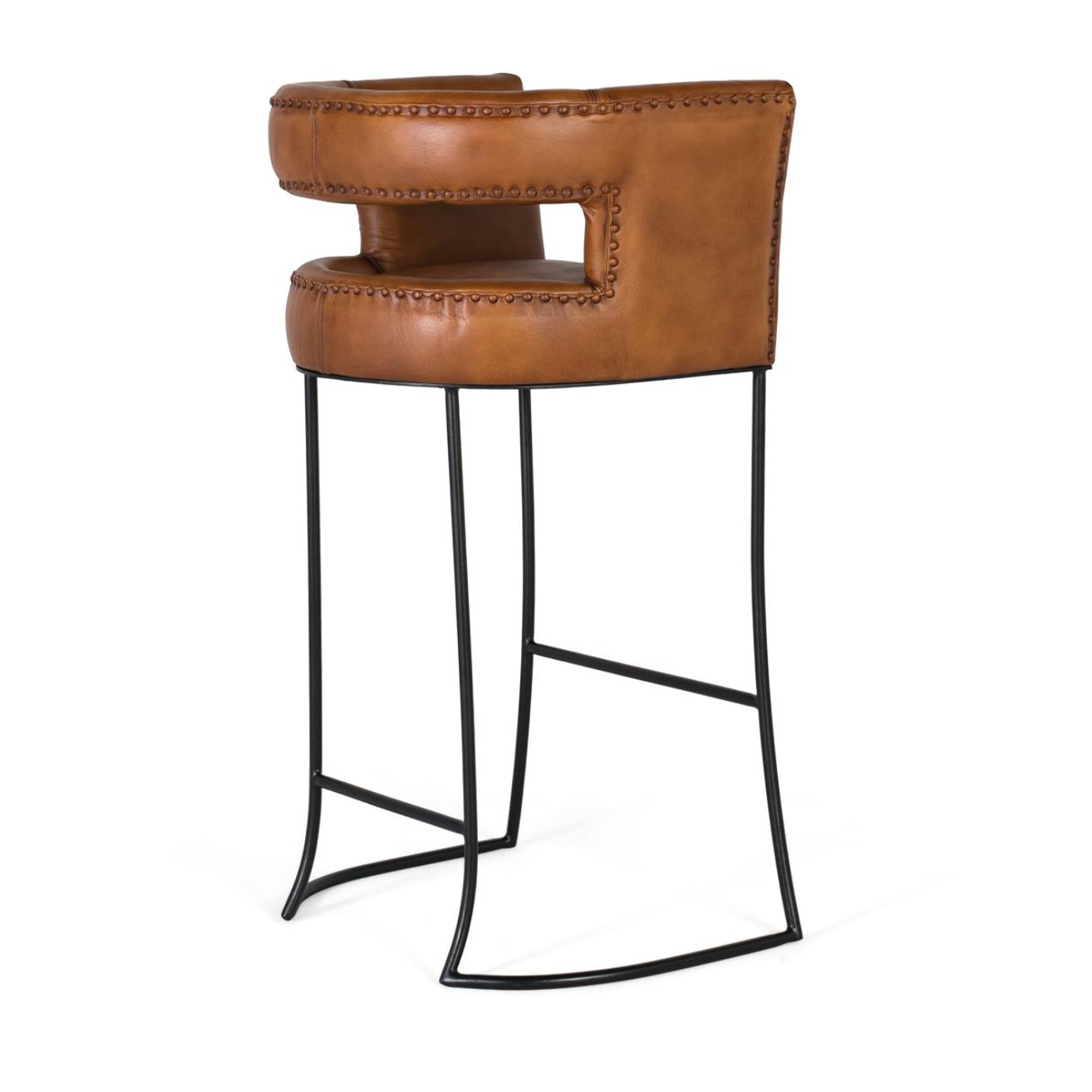 Taburete Vena de piel 101cm x 60cm x 50cm