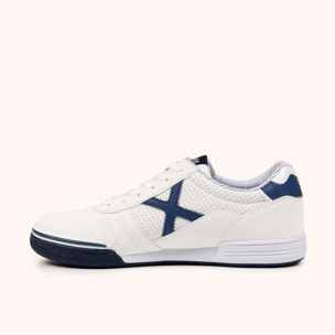 MUNICH G-3 456 Zapatillas de Fútbol Sala Profesionales Blanco y Marino