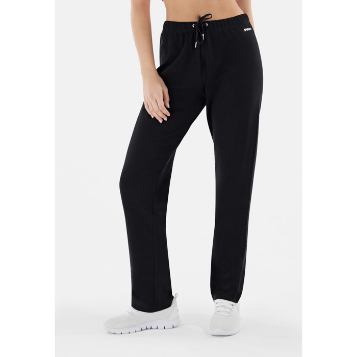 Pantaloni sportivi regular fit vita alta con coulisse