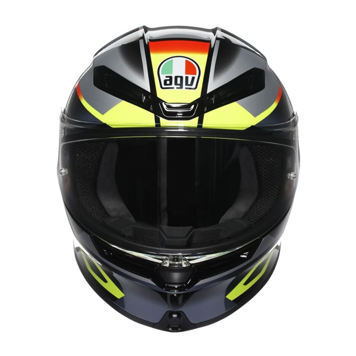 CASCO AGV K6 S AGV E2206 MPLK ERAZER BLACK/RED/YELLOW FLUO