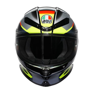 CASCO AGV K6 S AGV E2206 MPLK ERAZER BLACK/RED/YELLOW FLUO