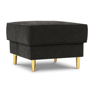 Pouf, ''Dunas'', 1 Place, Noir, 64x64x44