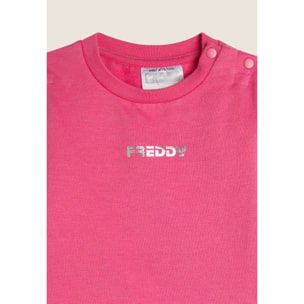 Tuta Baby in cotone elasticizzato con bottoni a pressione