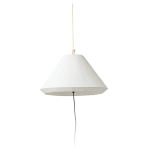 SAIGON OUT Lampe portable et suspension grise/blanc mat T70 hole cap