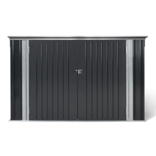 Abri de jardin en métal multi rangements