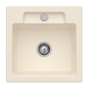 Evier 1 bac Siluet 50 S Ivory CeramicPlus