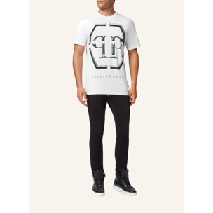 PHILIPP PLEIN Camiseta de cuello redondo y manga corta