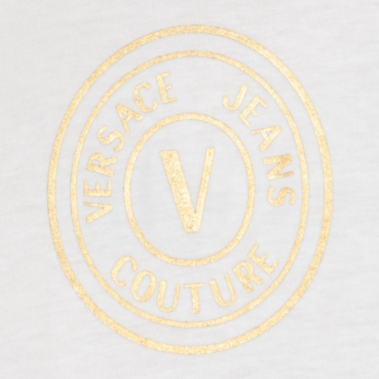 Versace Jeans Couture Camiseta de algodón con estampado de logo Versace Jeans Couture.