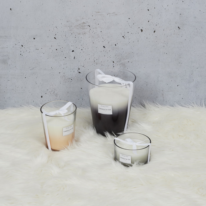 Bougie Parfumee Vase Noir Harmony H16cm