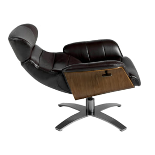 Sillón Angel Cerda de piel de vacuno 79x84x100cm