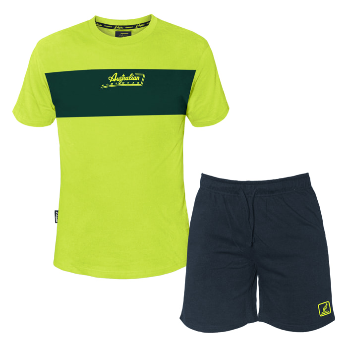 Completo Homewear Uomo Corto AUSTRALIAN Cotone