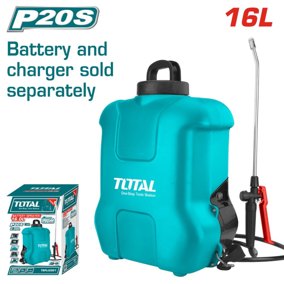 Pompa a Spalla a Batteria 16L - 5bar