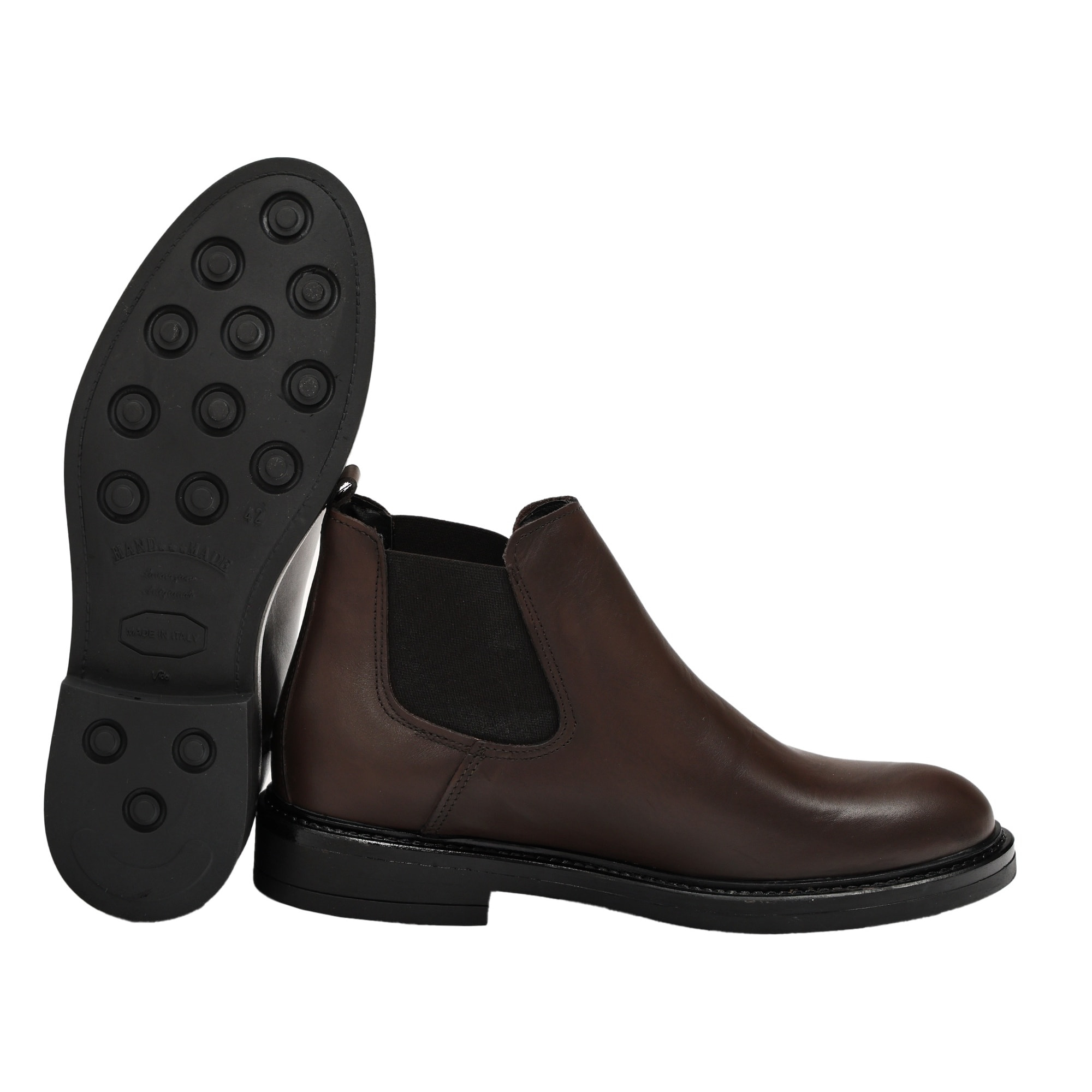 Beatles in pelle con fascia elastica