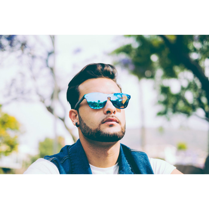 GAFAS DE SOL SUNPERS SAN FRANCISCO FLAT PC de color Azul