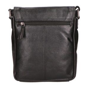 Borsa a tracolla unisex In Vera pelle Made in India 21x25x5 cm