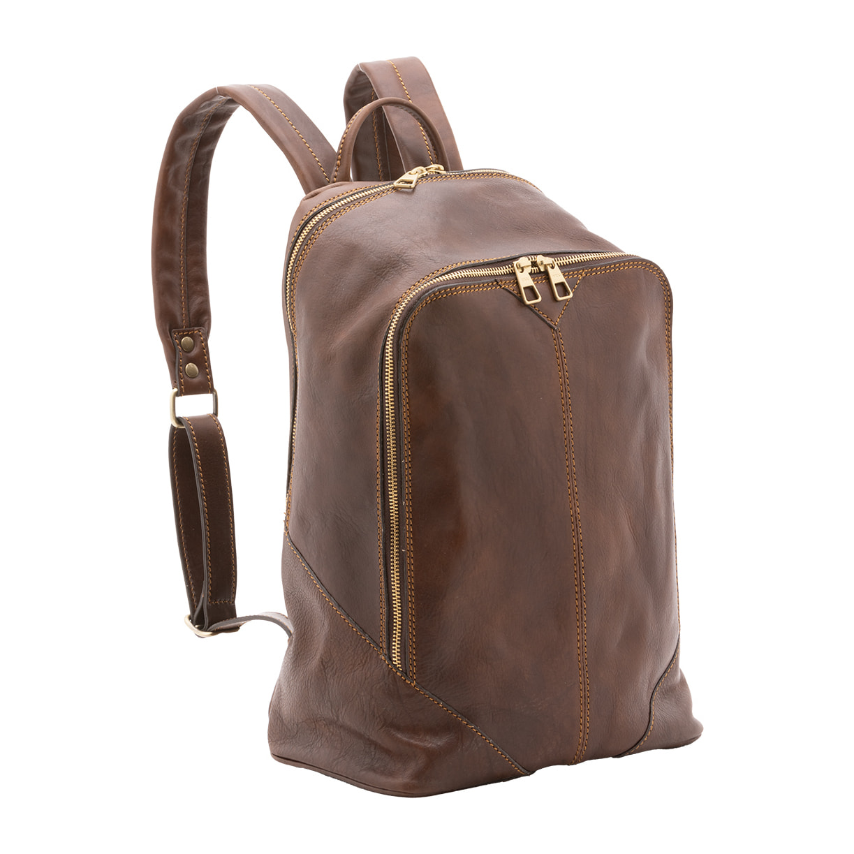 Zaino  unisex In Vera pelle Made in Italy 30x46x17 cm