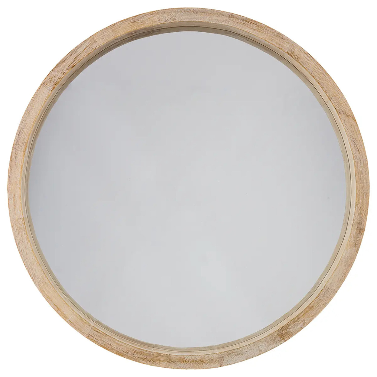 Miroir en bois D50 cm