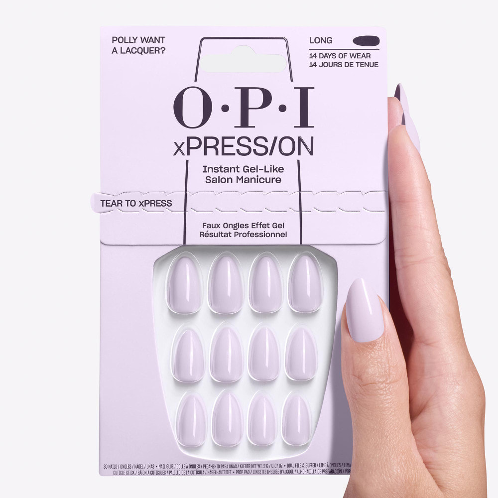 xPRESS/ON - Polly Want a Lacquer? - Faux ongles réutilisables, effet gel - Jusqu'à 14 jours de tenue
