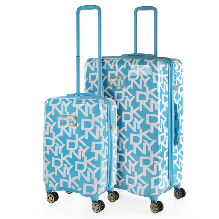 Juego De Maletas Pc Dkny Dkny-626 Signature Hardside Sky Blue