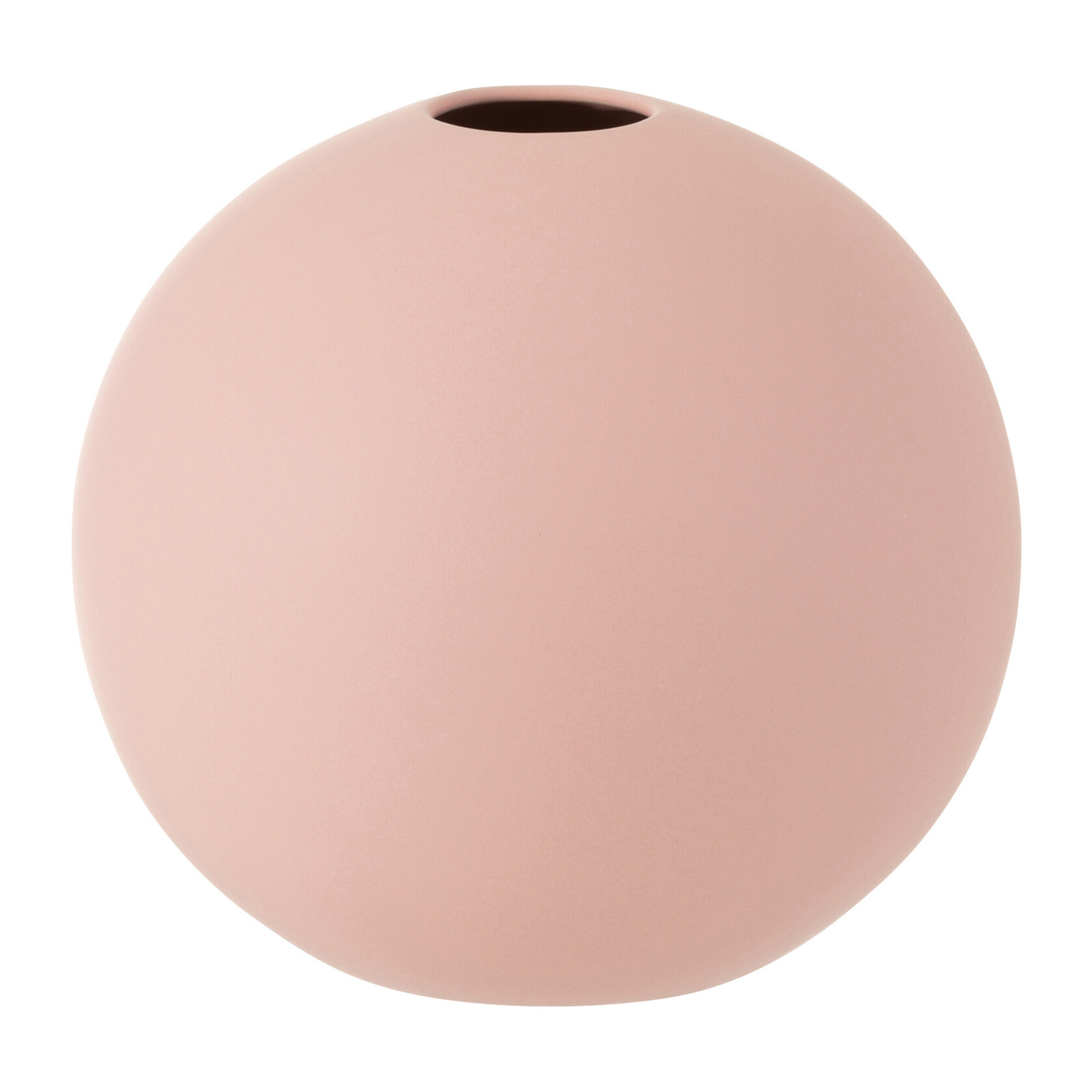 J-Line vase Boule - céramique - rose pastel - large - Ø 25 cm