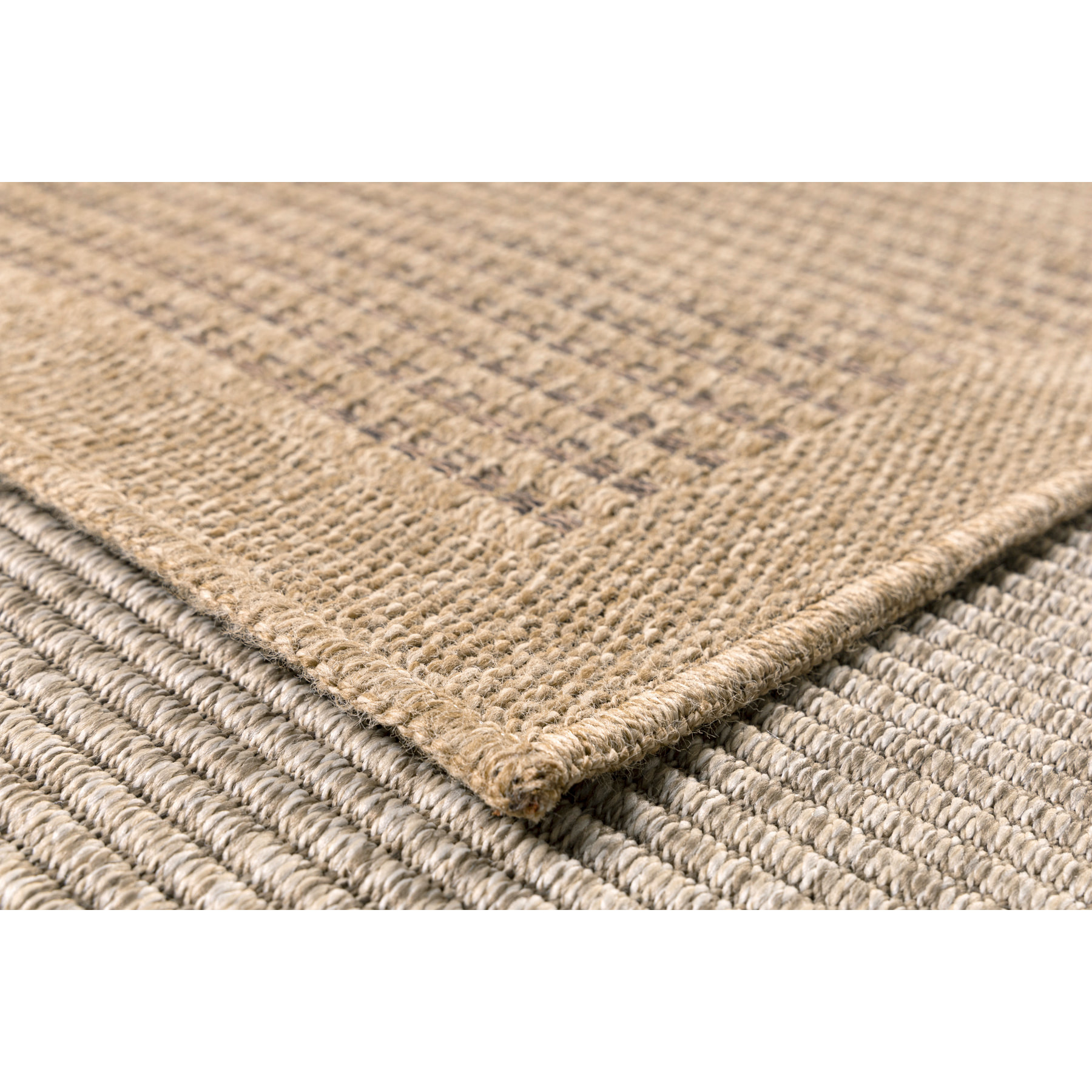 Nature - tapis effet jute marron