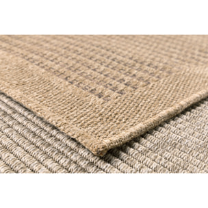 Nature - tapis effet jute marron