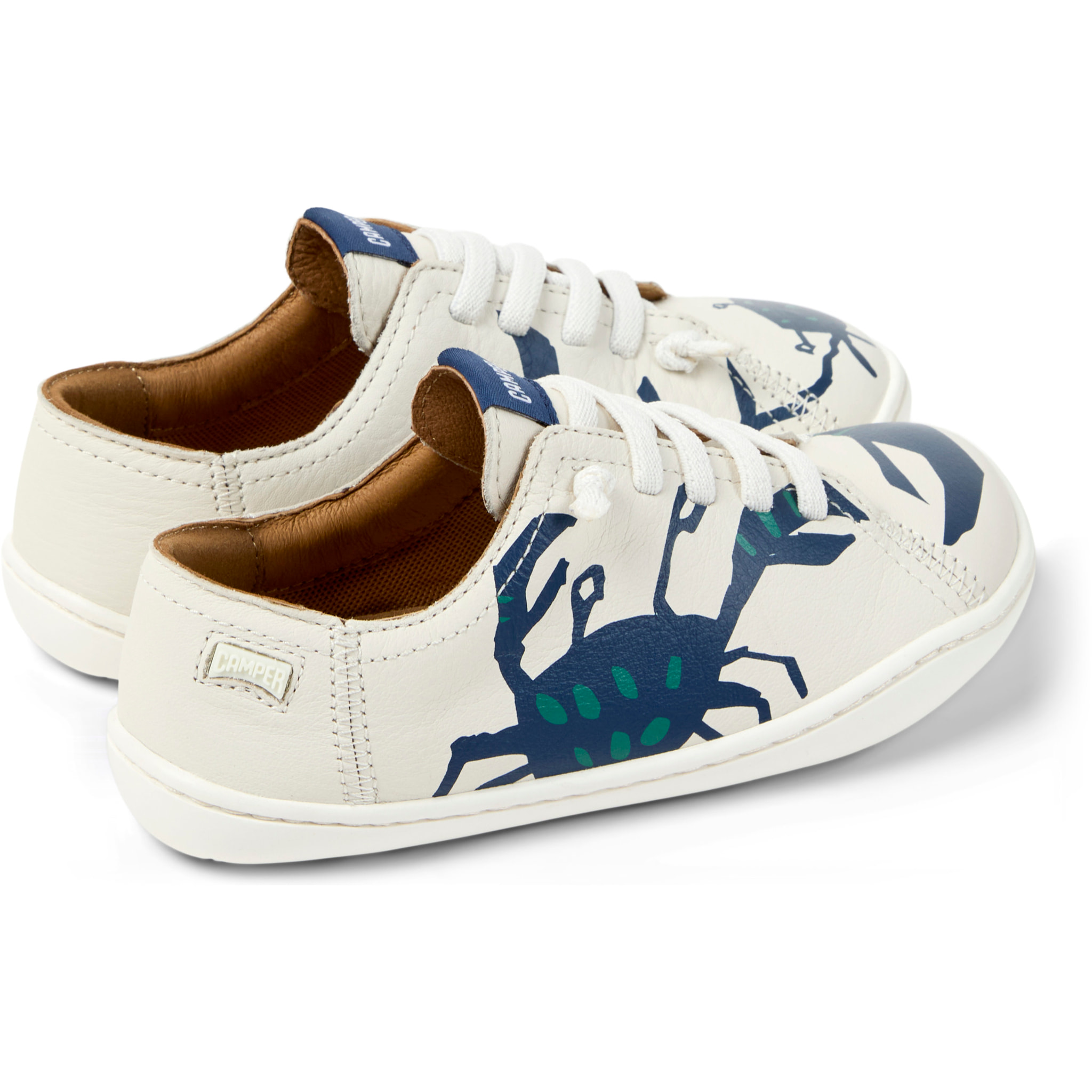 Zapatillas - CAMPER Peu Cami - Blanco - Cuero liso