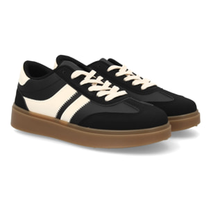Zapatillas deportivas mujer casual con plataforma y cordones