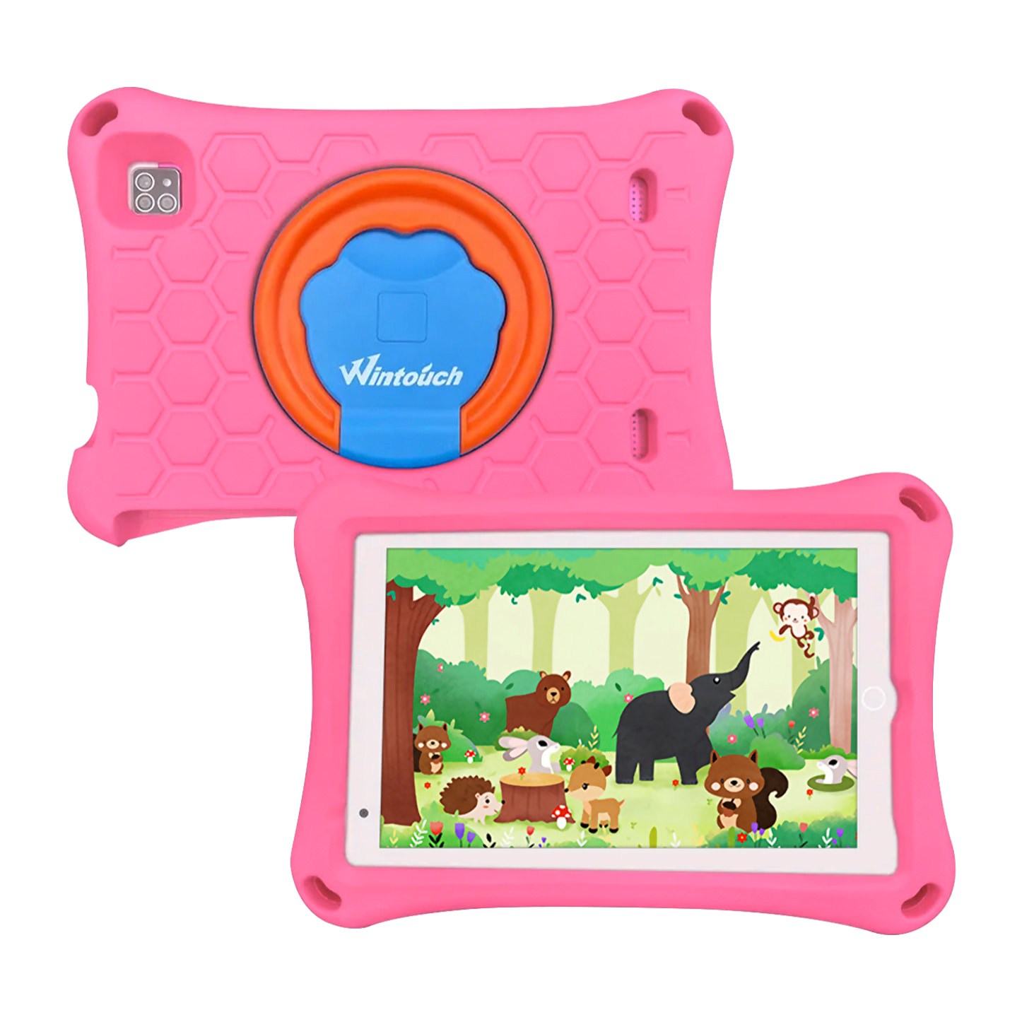 Tablet per bambini K81 PRO 3G WiFi. Sistema operativo Android 8. Schermo da 8'' 1280x800px. MTK6735 Quad Core da 1,3 GHz, 2 GB di RAM + 32 GB. Doppia fotocamera.