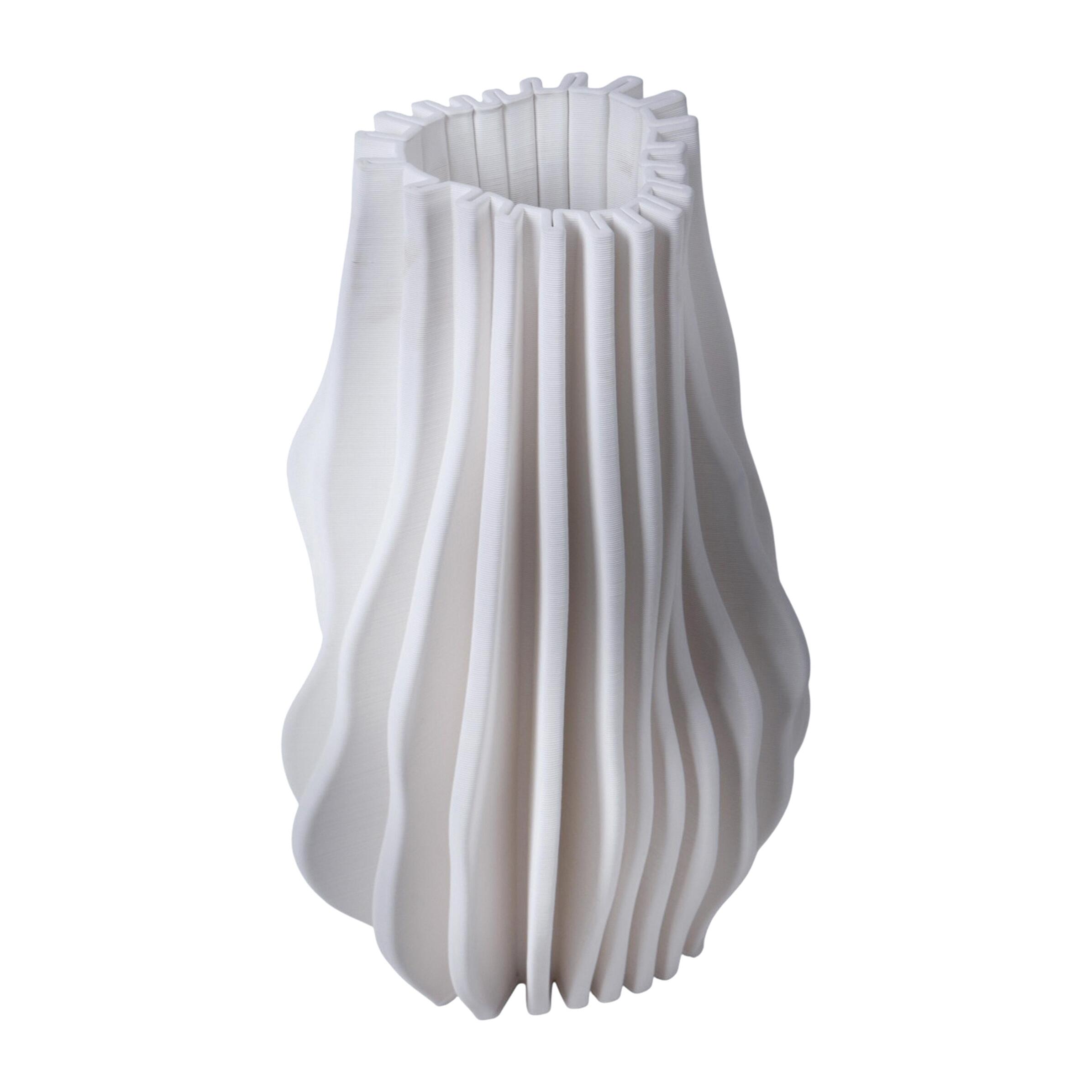 Vaso con righe in rilievo - 31xH48x19cm - Pezzi 1 - Bianchi Dino SpA