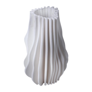 Vaso con righe in rilievo - 31xH48x19cm - Pezzi 1 - Bianchi Dino SpA