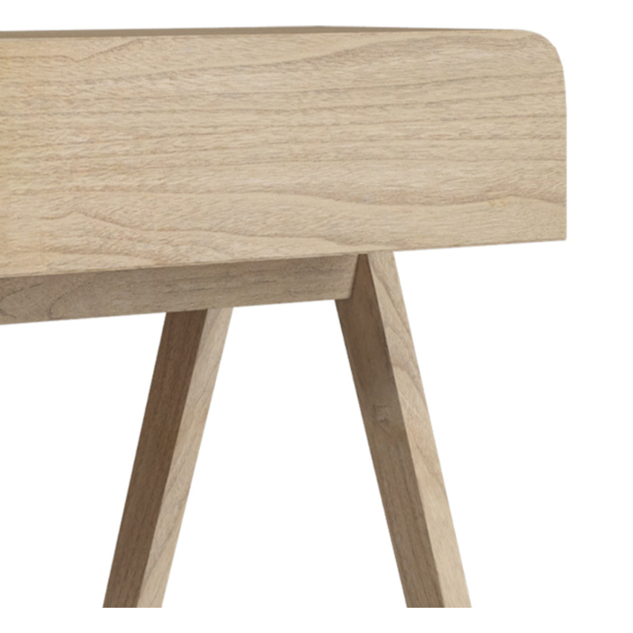Bureau en bois de mindi et cannage - Khao