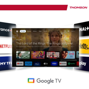 Passerelle multimédia THOMSON 240G Box 4K avec Google TV