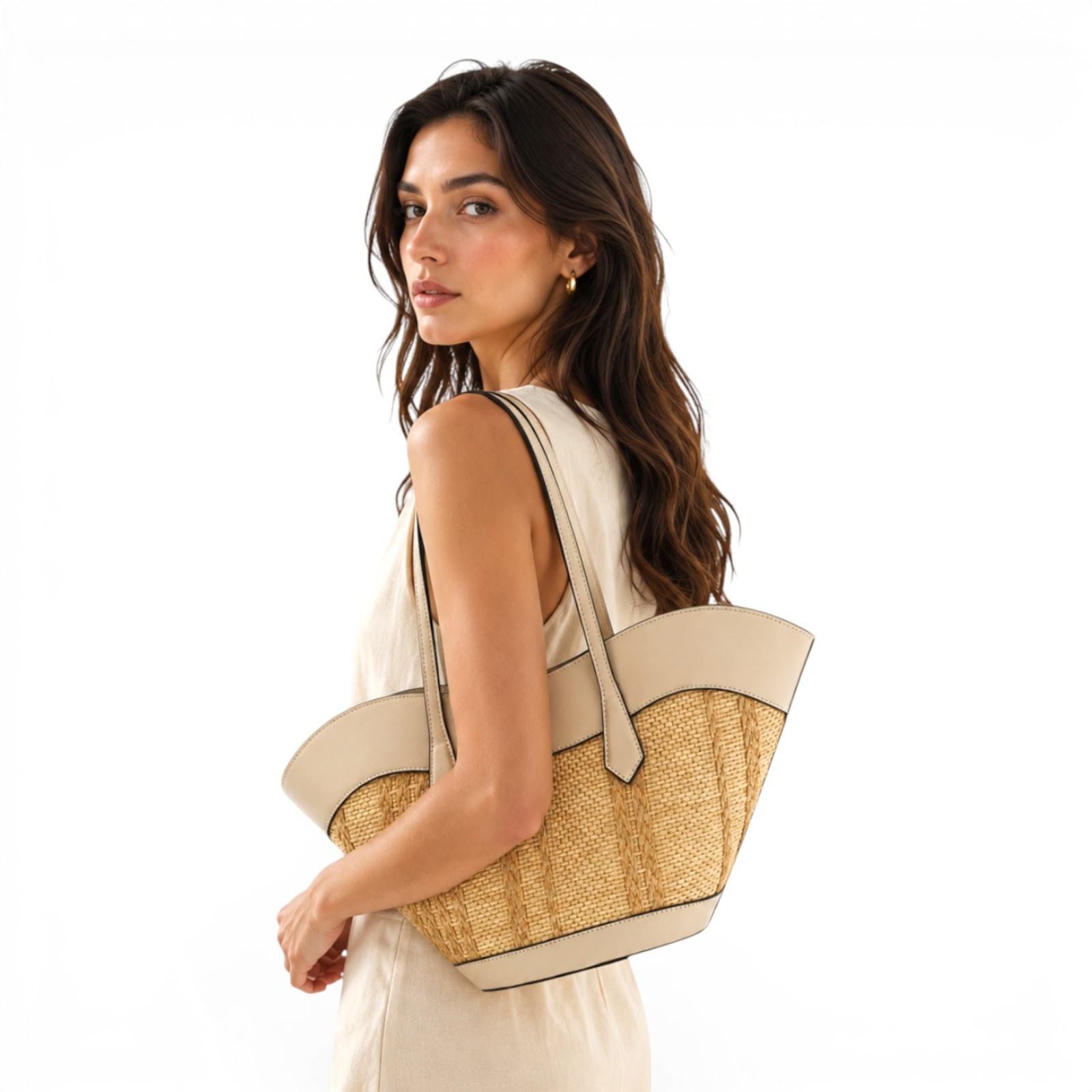Borsa a spalla Cheval Firenze Miranda S/S Beige