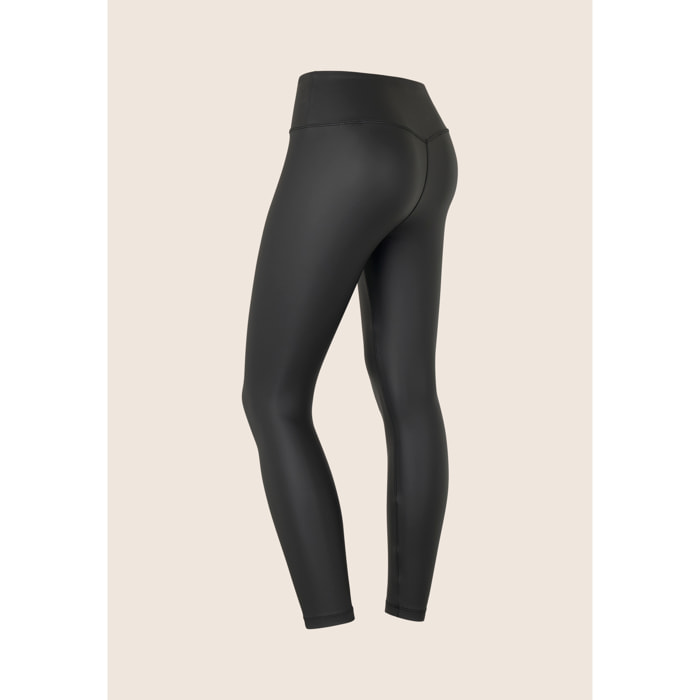 Leggings Vita Alta 7/8 in Tessuto Tecnico