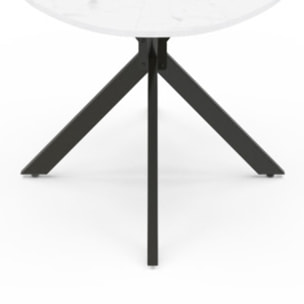 Table repas ovale pieds spider