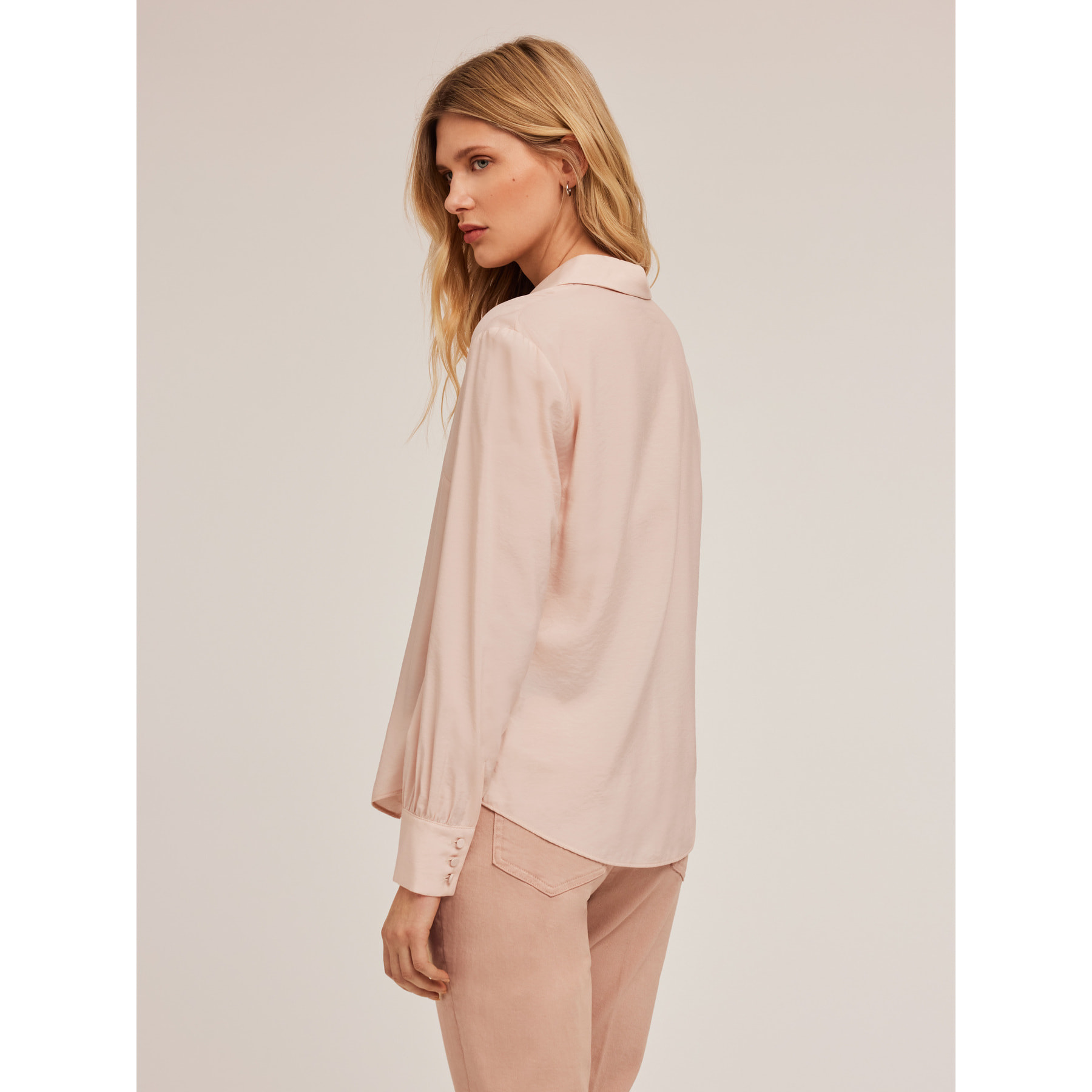 Motivi - Blusa con cuello - Rosa