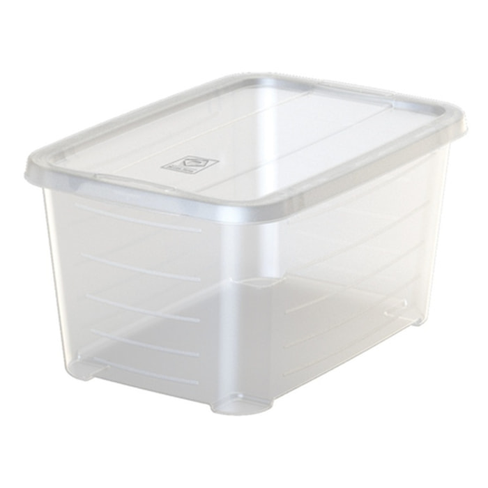 Caja de plástico con tapa multiusos