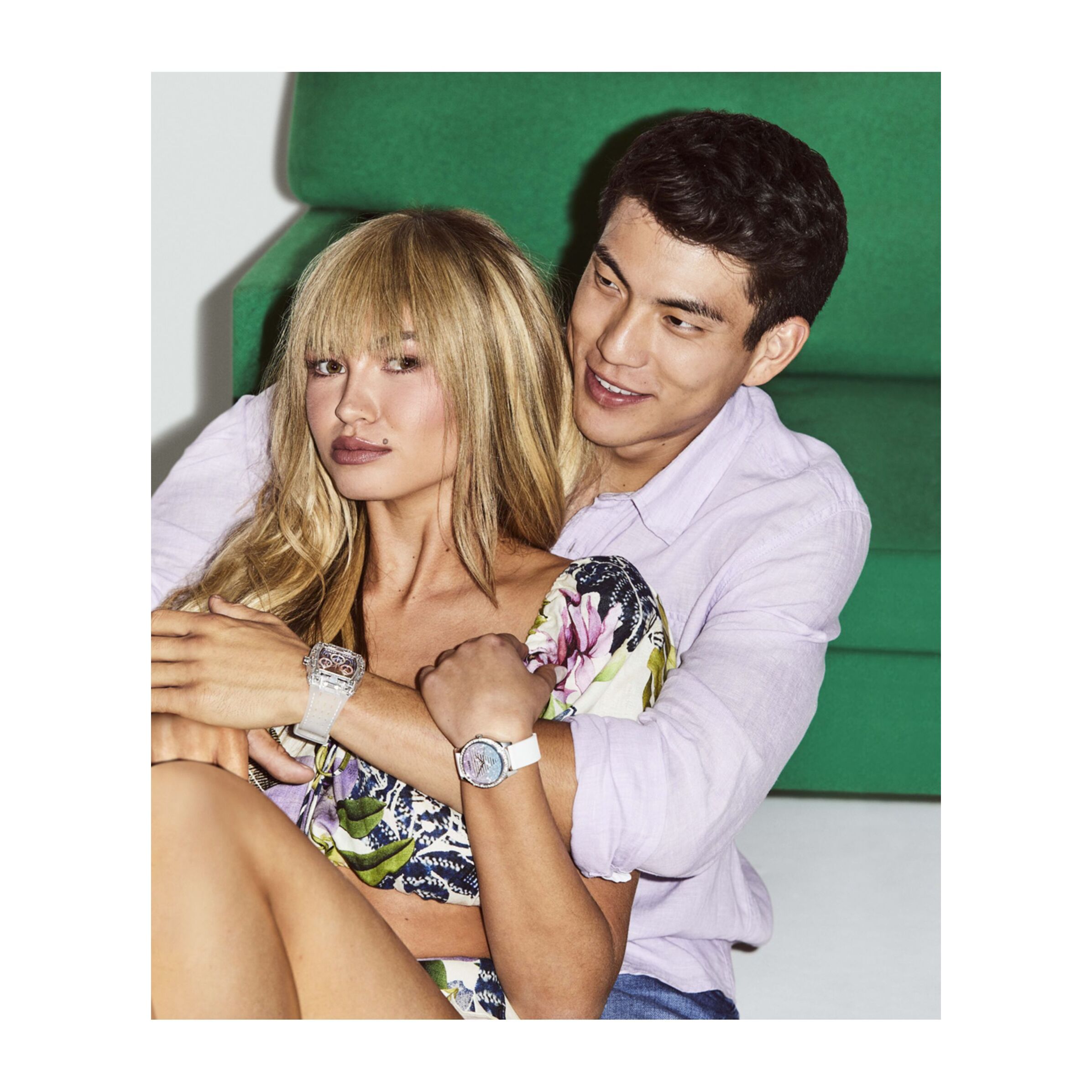 Guess Orologio Analogico Al Quarzo Gt Lady Idol