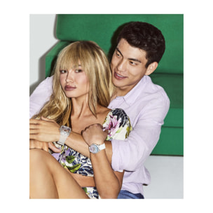 Guess Orologio Analogico Al Quarzo Gt Lady Idol